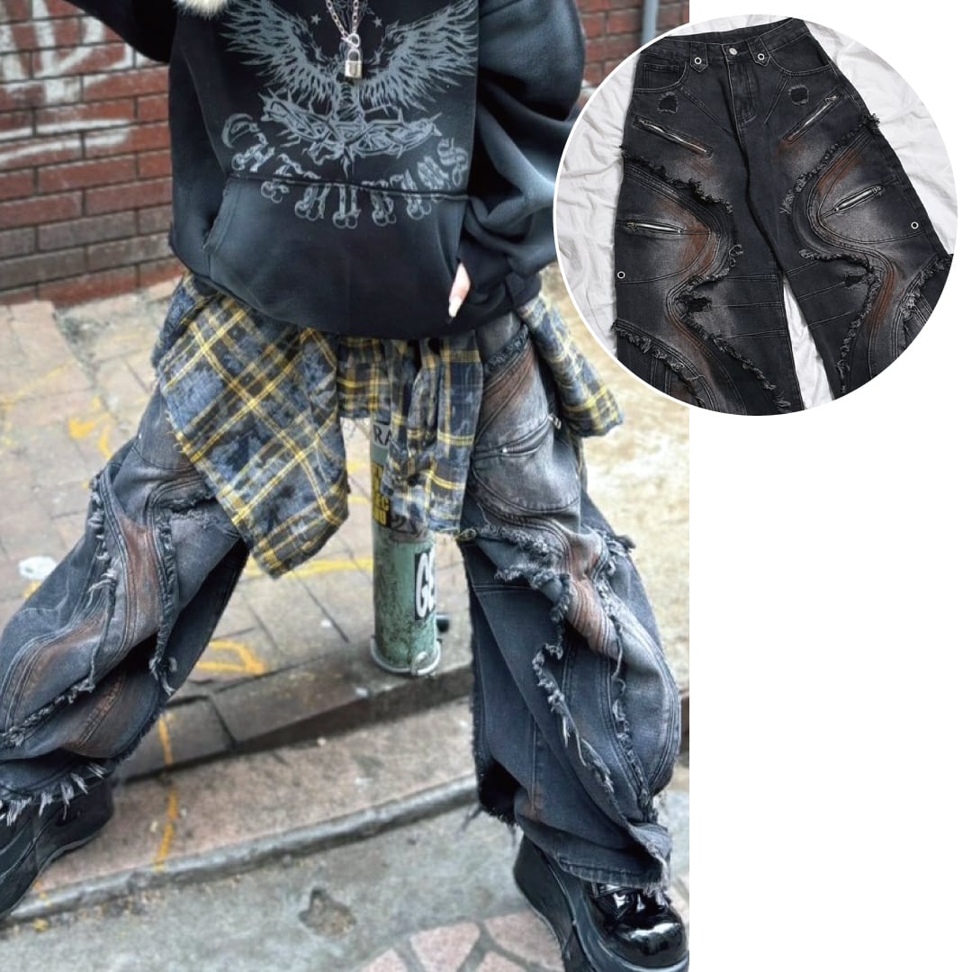 【12/16新着】BarrelWave Dirty デニムパンツ