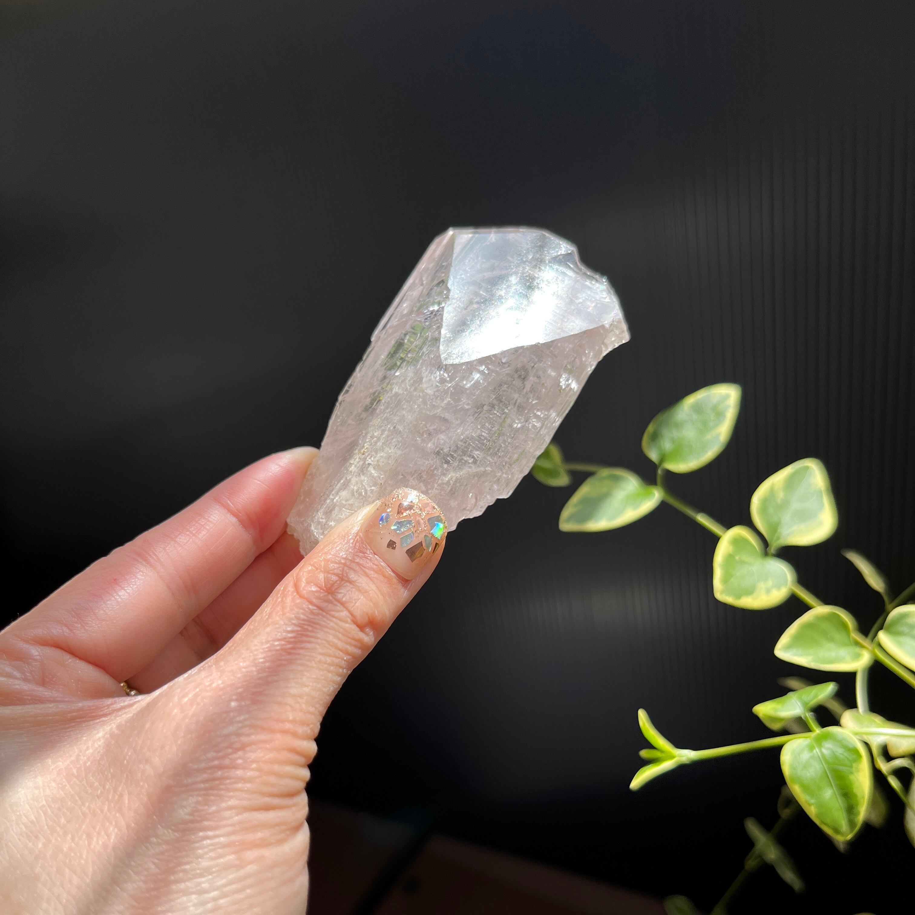 虹入りピンクダンビユライト① vol.253