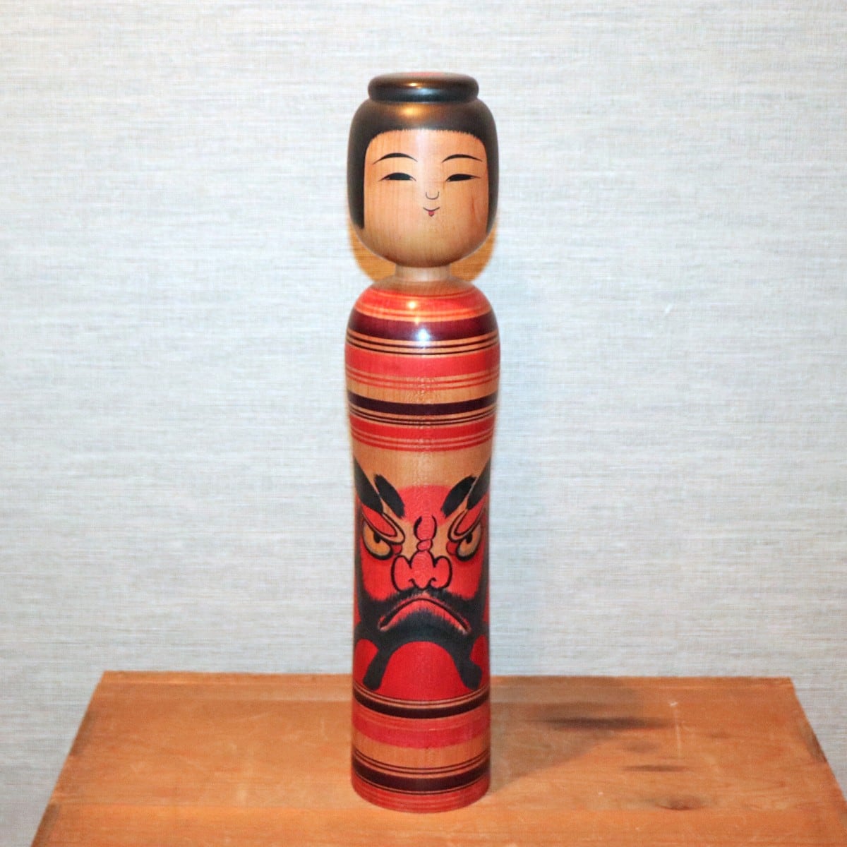 こけし・津軽系・温湯・阿保六知秀・達磨・置物・No.221028-08・梱包 
