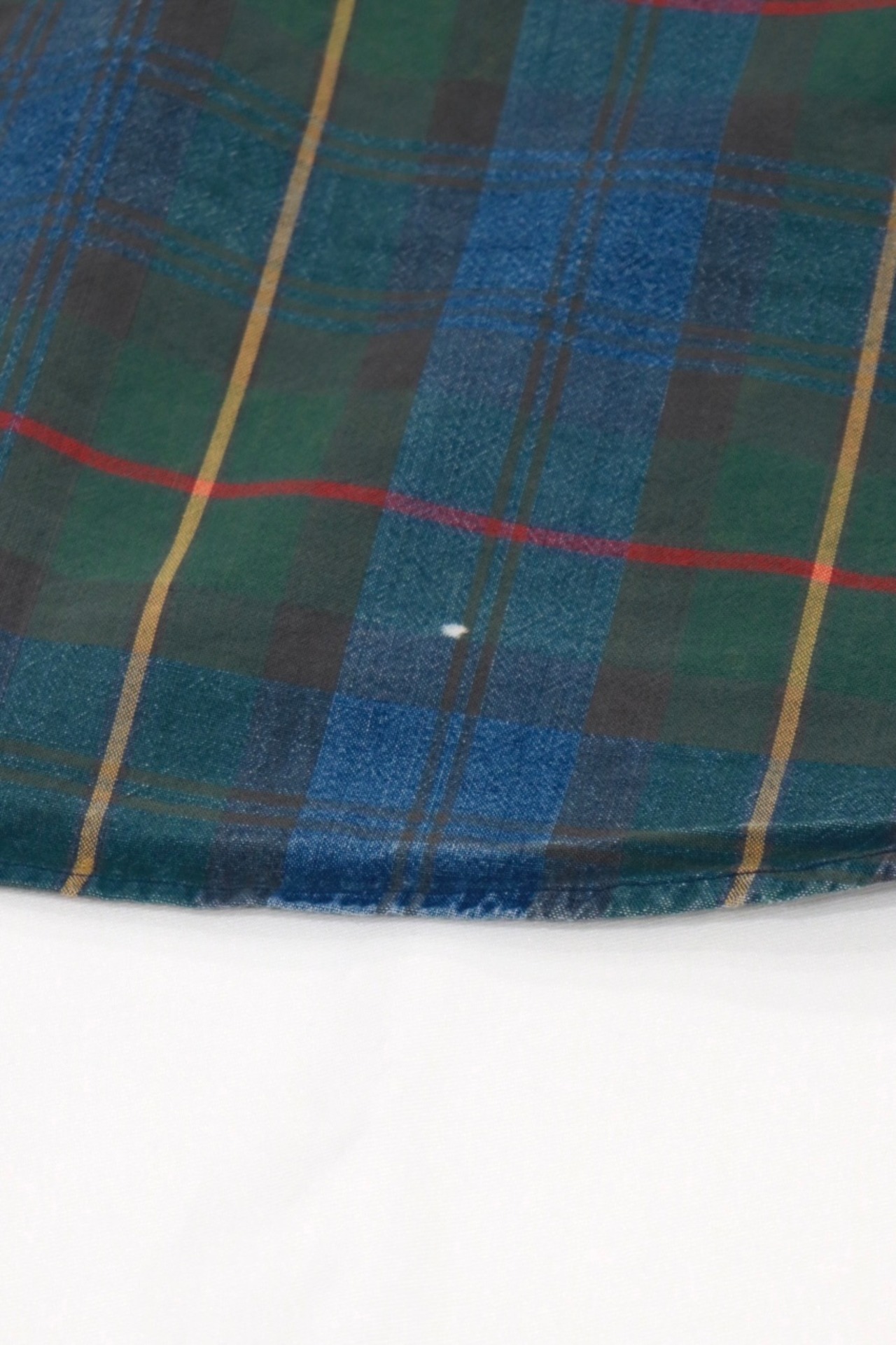 claiborne denim-ish check shirt