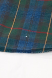 claiborne denim-ish check shirt