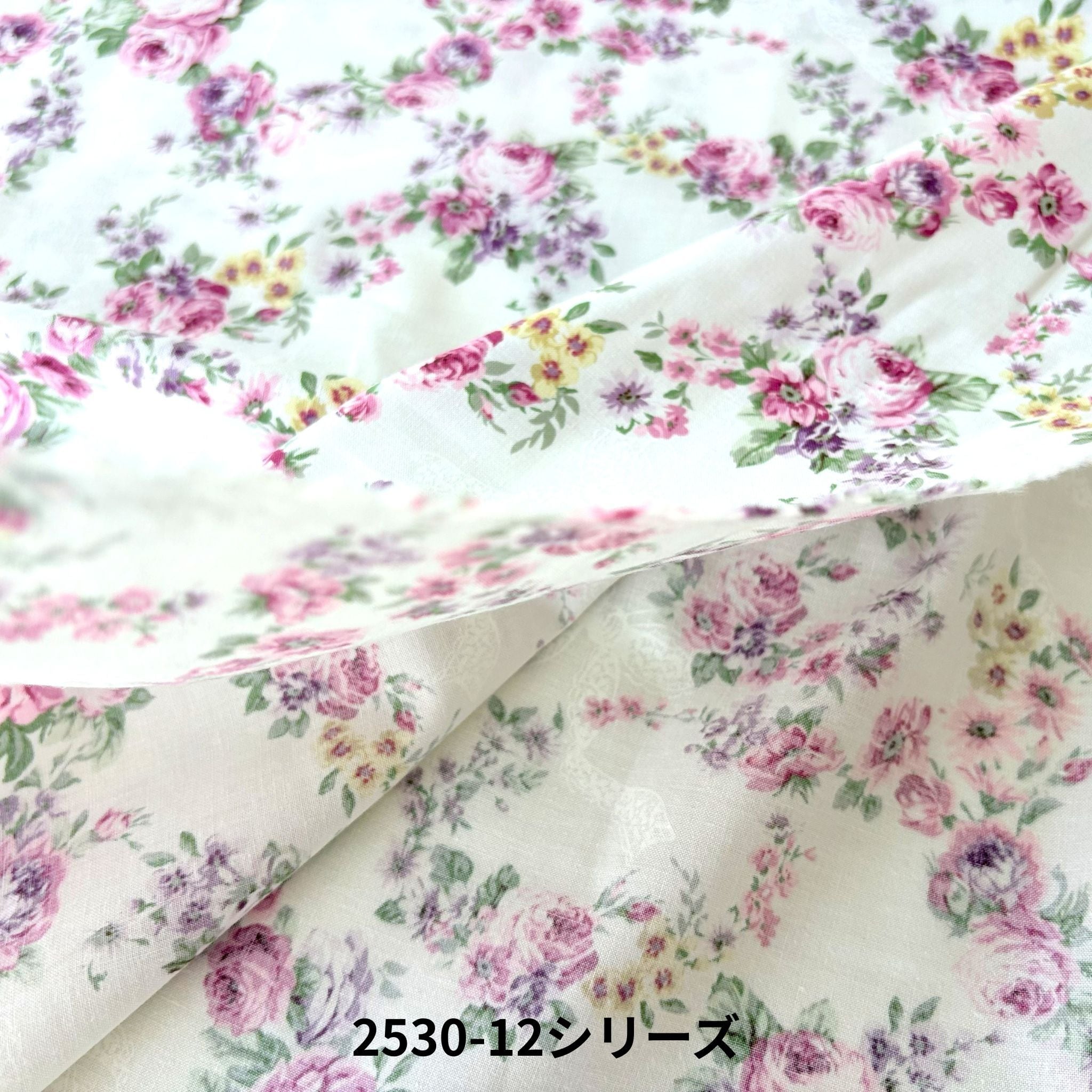 2530-12D】 Rose Wreath キルトゲイト ルルブーケ QUILTGATE
