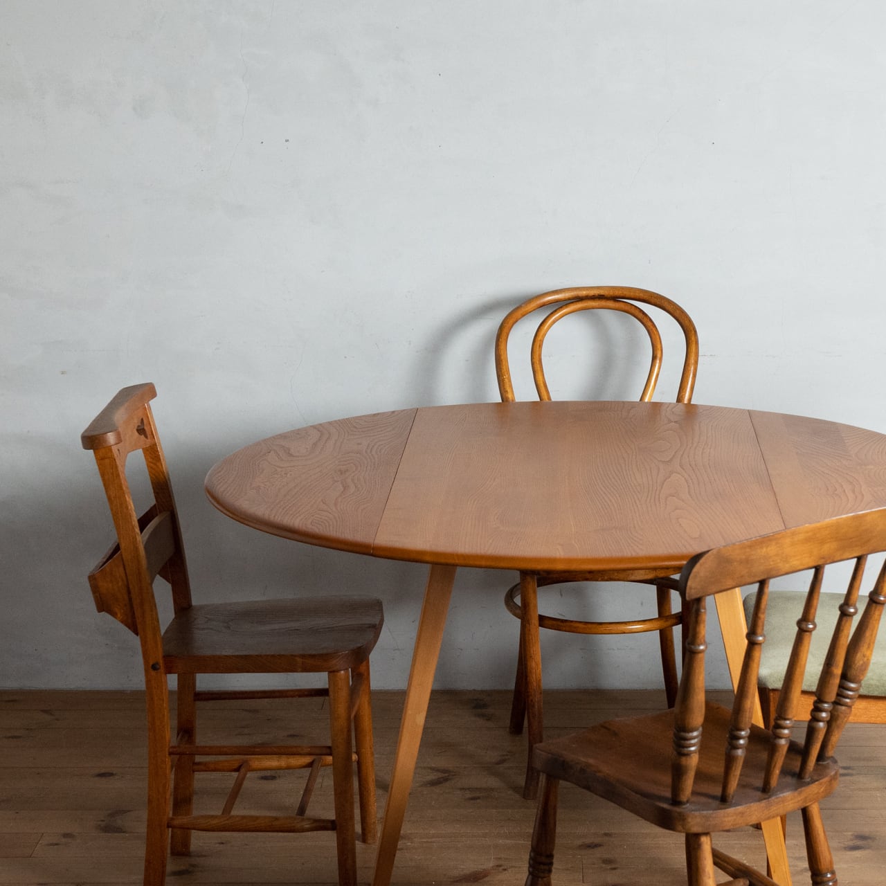 Ercol Oval Drop Leaf Table / アーコール ドロップ リーフ テーブル