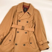 Jean Paul Gaultier CLASSIQUE ジャンポールゴルチエ ベルト付き ダブルコート 40/ベージュ レディース