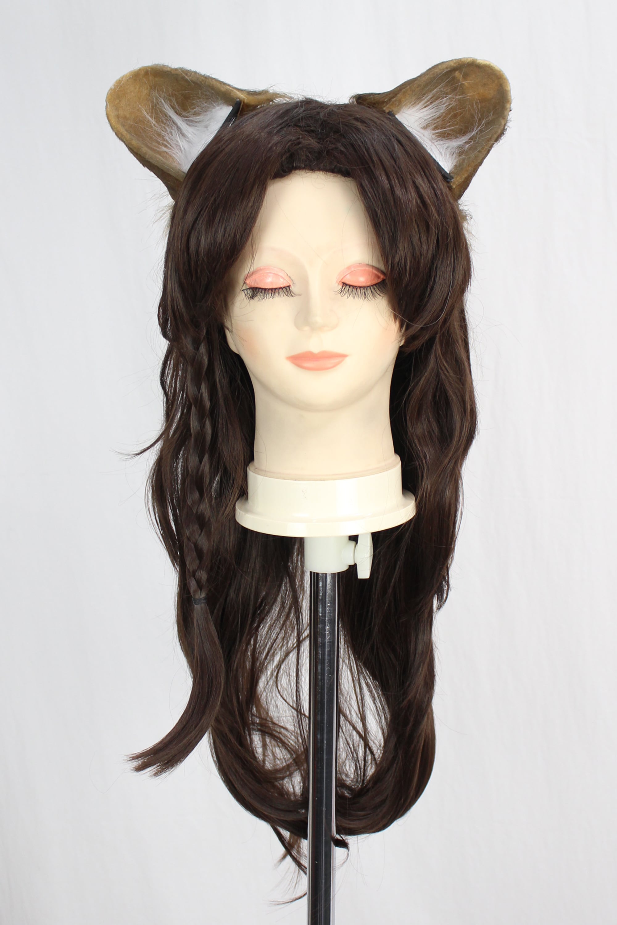 ツイステ レオナ コスプレウィッグ＋耳しっぽ＋アクセ レオナ コスプレ