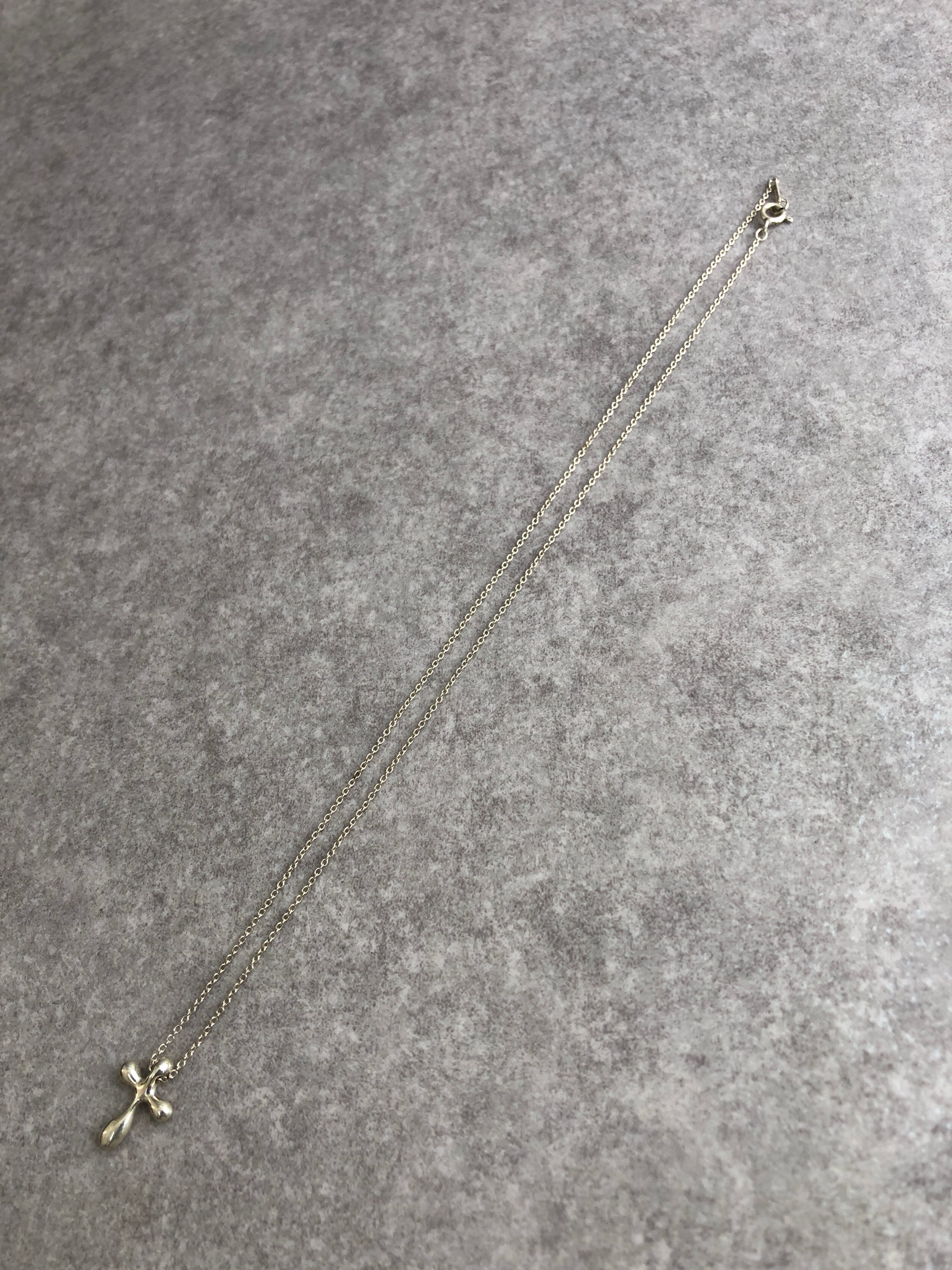Tiffany & Co. ティファニー ネックレス シルバー クロス 925 vintage