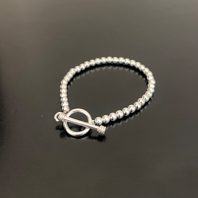 4mm Silver ball bracelet  from Mexico