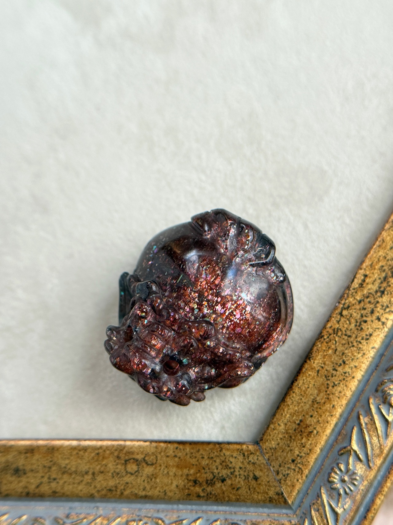 【ブラッドショット アイオライト　ロングイ(龍亀)】