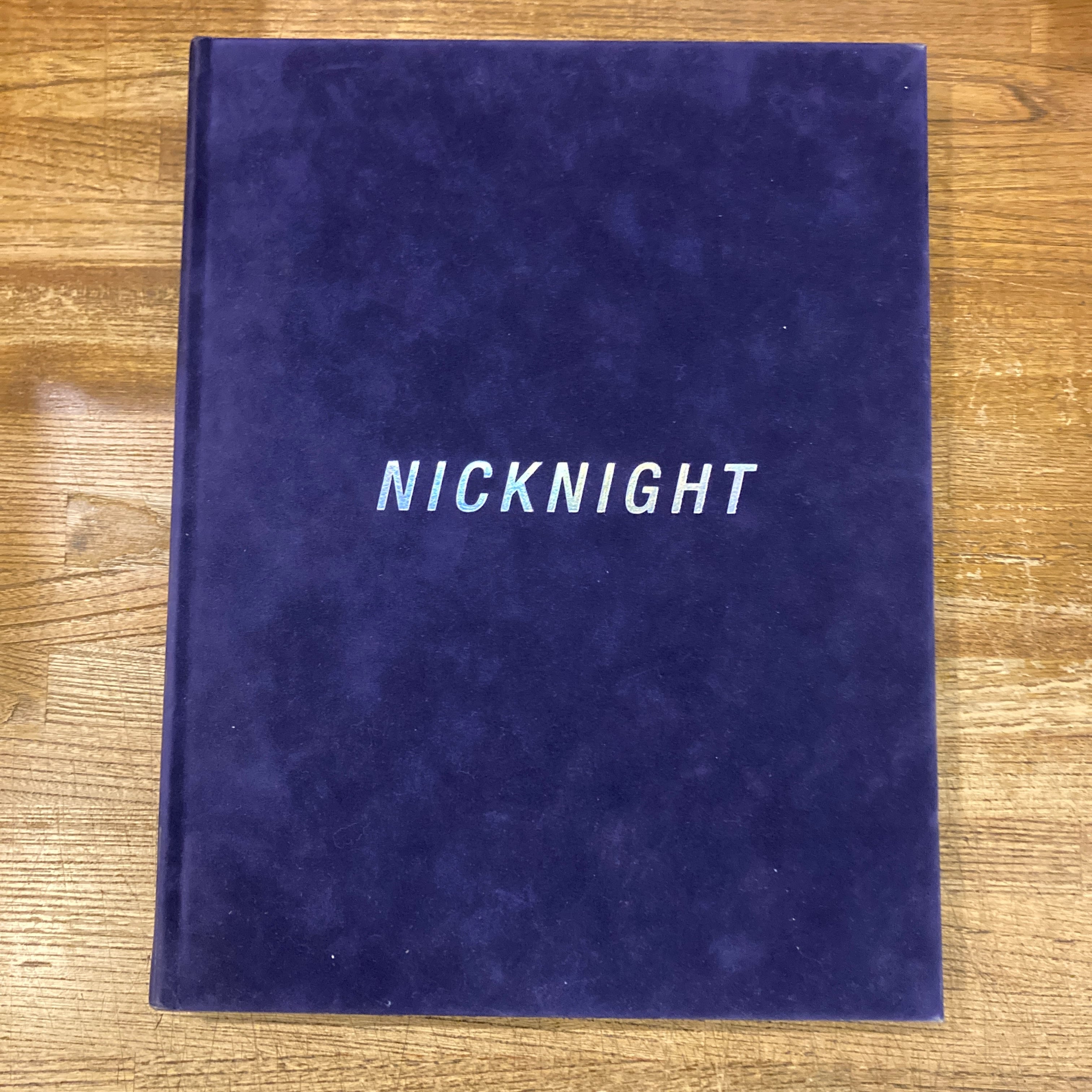 【希少】Nick Knight 洋書 NICKNIGHT: Nick Knight (The Blue Velvet Book / ニック・ナイト) | 百年