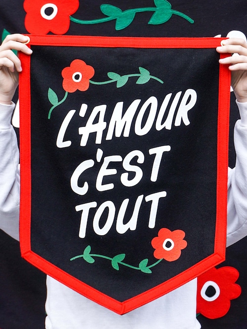 L'amour C'est Tout Camp Flag