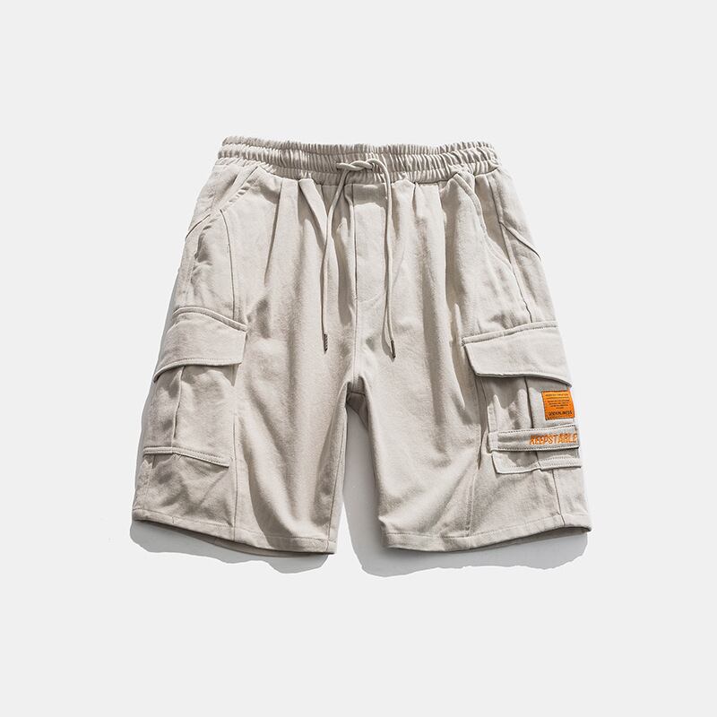 【新作】【送料無料】 Yidao Vintage 2020 Summer Men's ese Big Pocket Patches Loose Workwear Half Pants Men's Shorts-Alibaba サマー 夏物 ショーツ ブルマー ビンテージ hip6-161140100517181