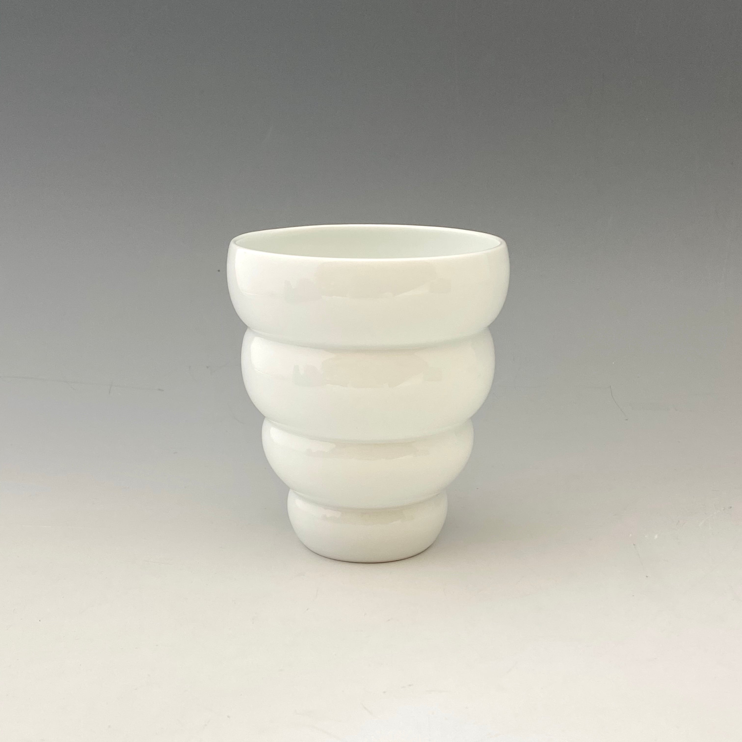 【中尾純】白磁丸カップ
