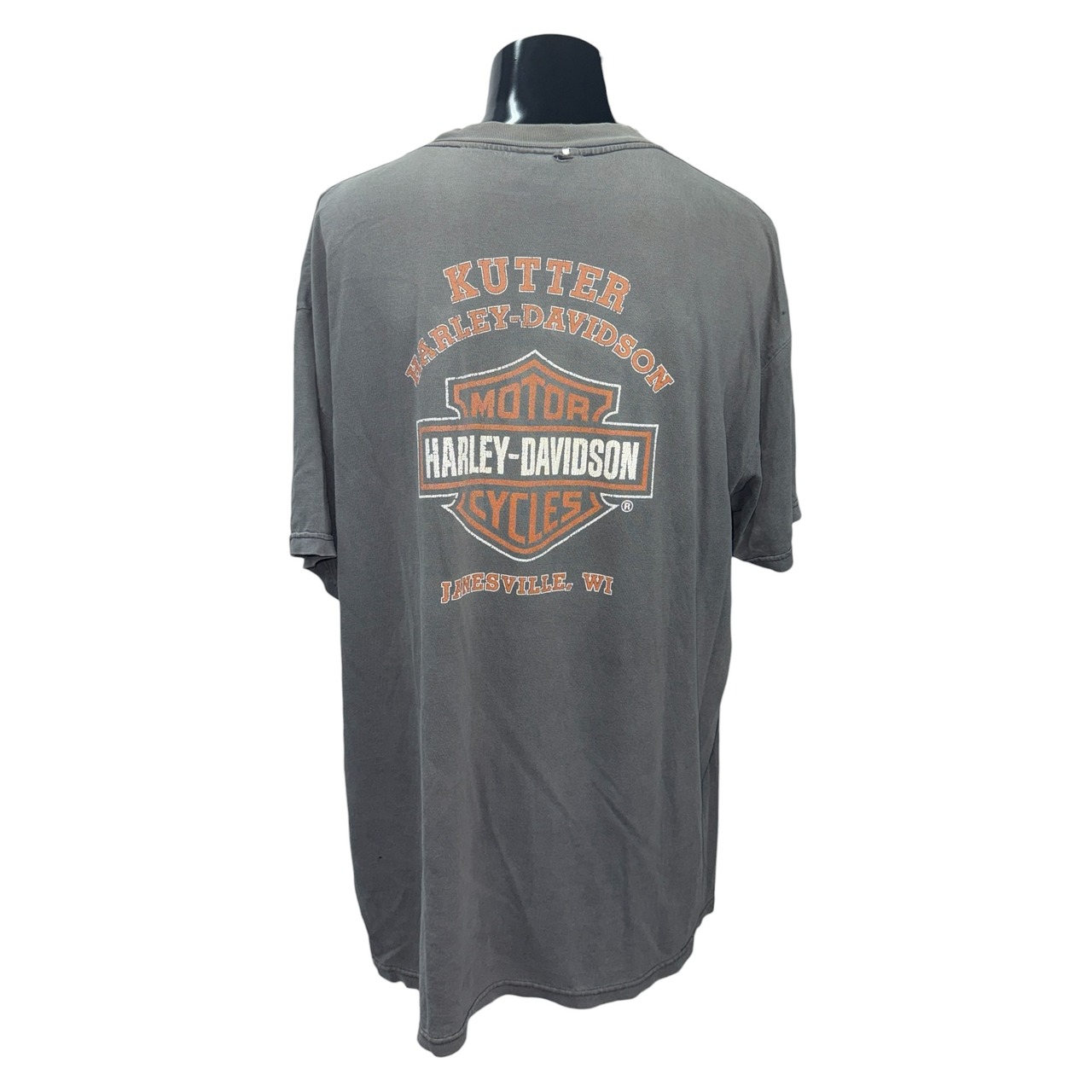 【HARLEY-DAVIDSON】ハーレーダビッドソン "KUTTER JANESVILLE" 90's - 00's Vintage ポケットTシャツ