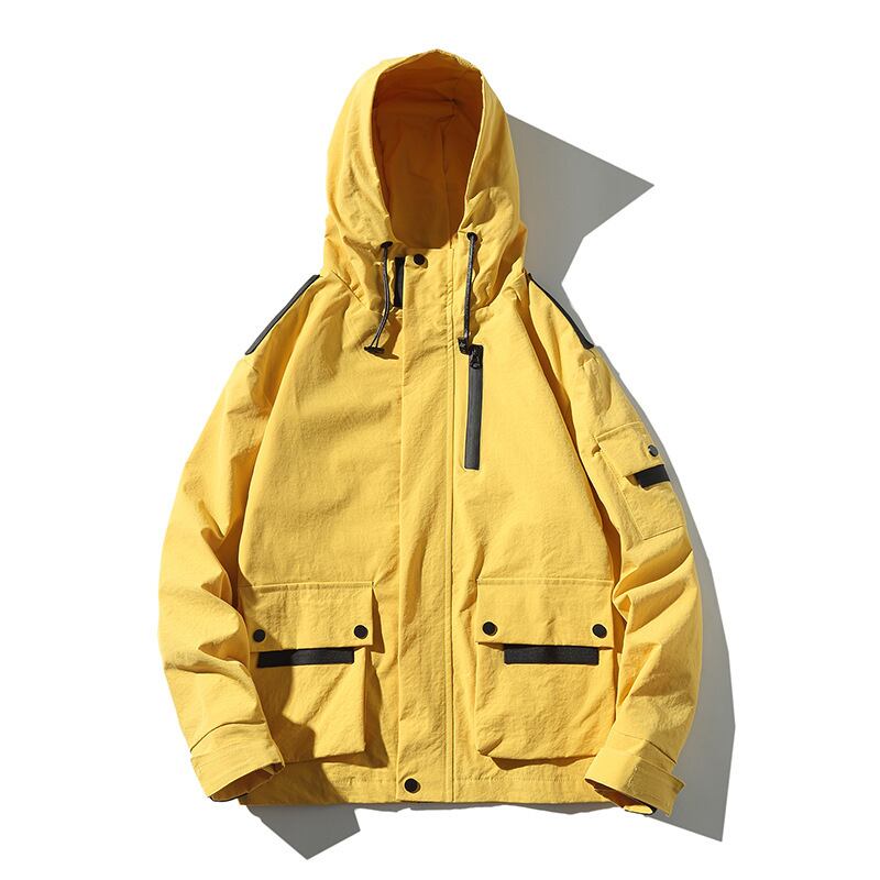 Road Vintage Men's Jacket Autumn Student Hip Hop Loose Workwear Jacket Men'sJacket-アリババ オータム 秋物 ビンテージ hip6-161160287580202