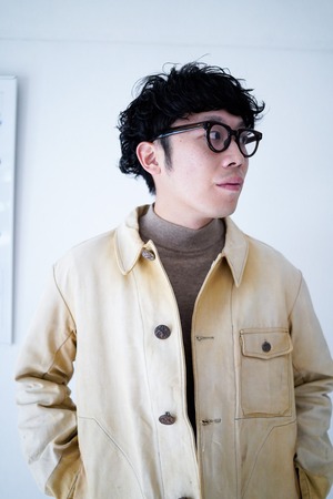 【1930s】"Irregular Pockets" Cotton Canvas French Hunting JKT / 810
