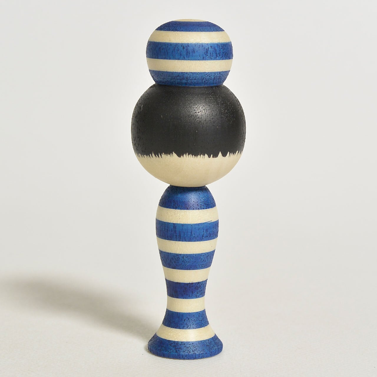 青のこけし（青のシリーズ） 約2寸 約6cm 鈴木明 工人（作並系）#2480