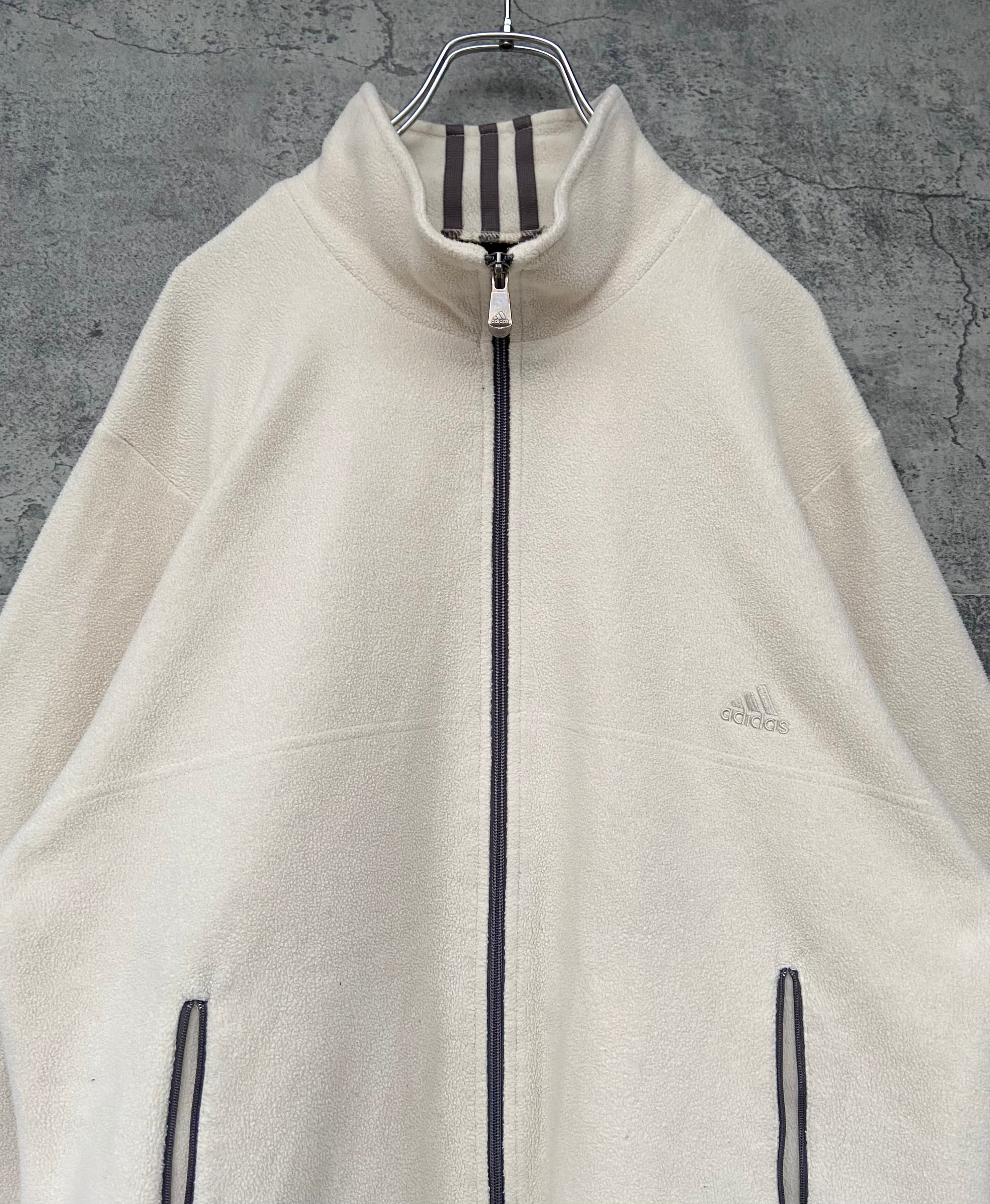 adidas 2XL アディダス ナイロン ジップ ビッグシルエット