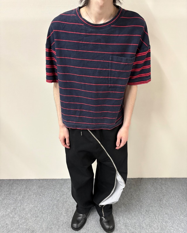 【2017/SS JILSANDER】border switching box t-shirt