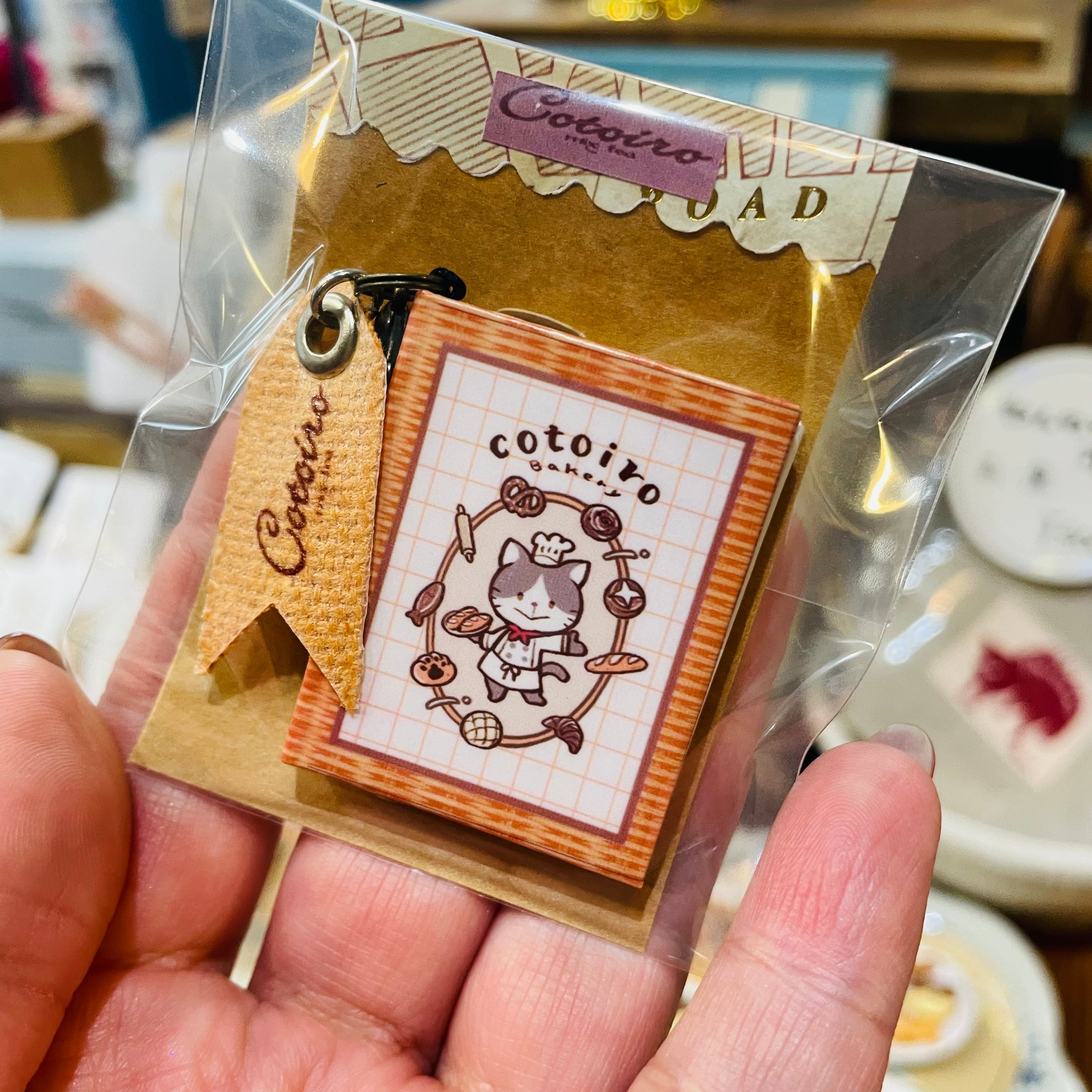 コトイロベーカリー｜ミニミラー｜ 猫雑貨 猫モチーフ 猫グッズ アクセサリー ミニチュア