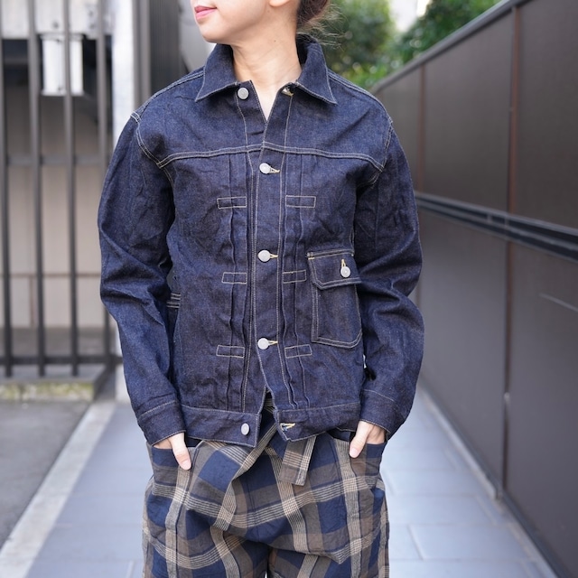 SASSAFRAS(ササフラス)Gardener R Jacket 14oz Denim (SF-221951)