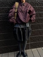 【新作5％OFF・3日間】Premium-Nylon Bubble Skirt_2colors