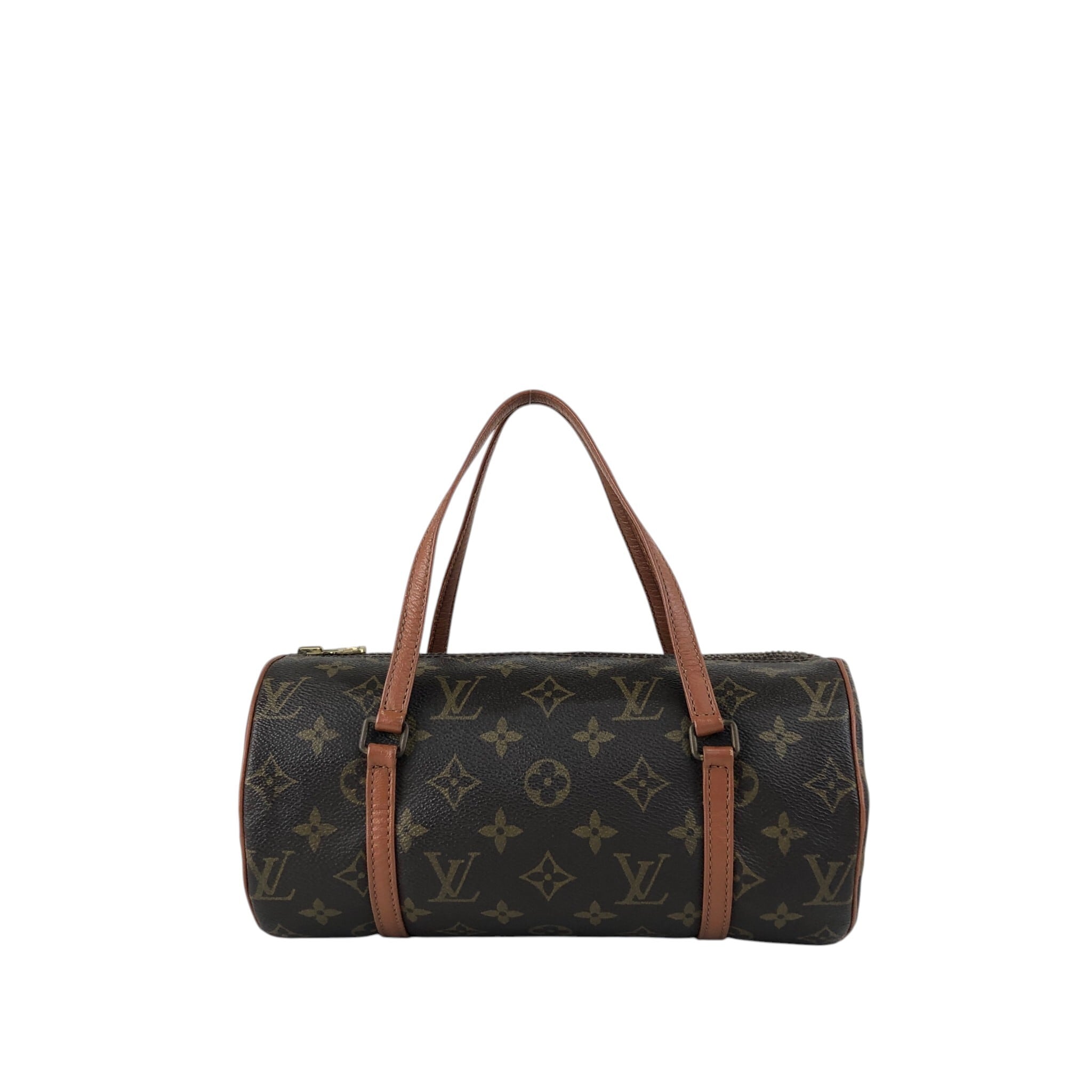 LOUIS VUITTON ルイヴィトン モノグラム ハンドバッグ ブラウン PVC