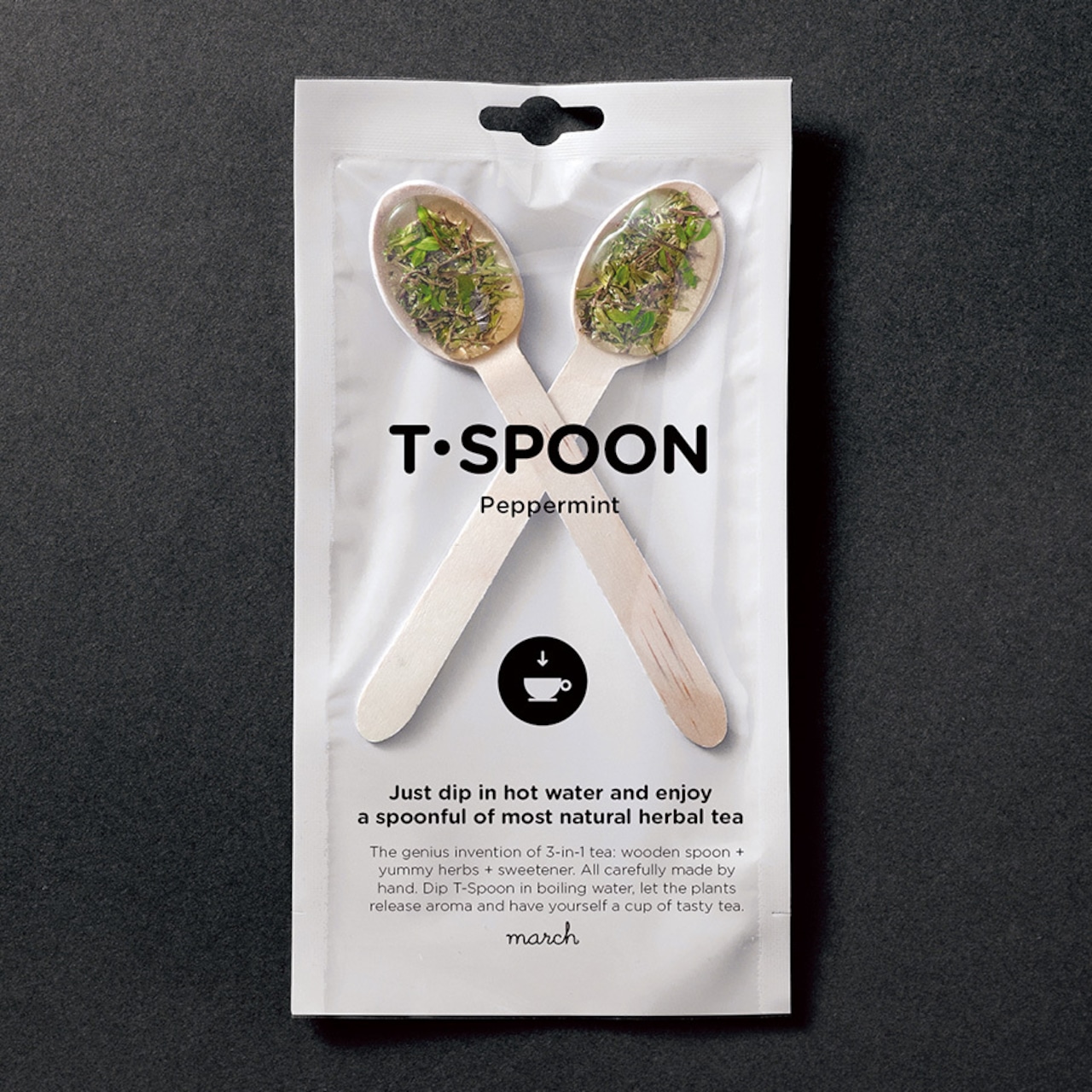 march(マーチ) T-SPOON ハーブティー ペパーミント 2本セット TSPOON ティースプーン 紅茶 アウトドア BBQ 用品 キャンプ グッズ 持ち運び 軽量 お茶 登山 プレゼント ナチュラル