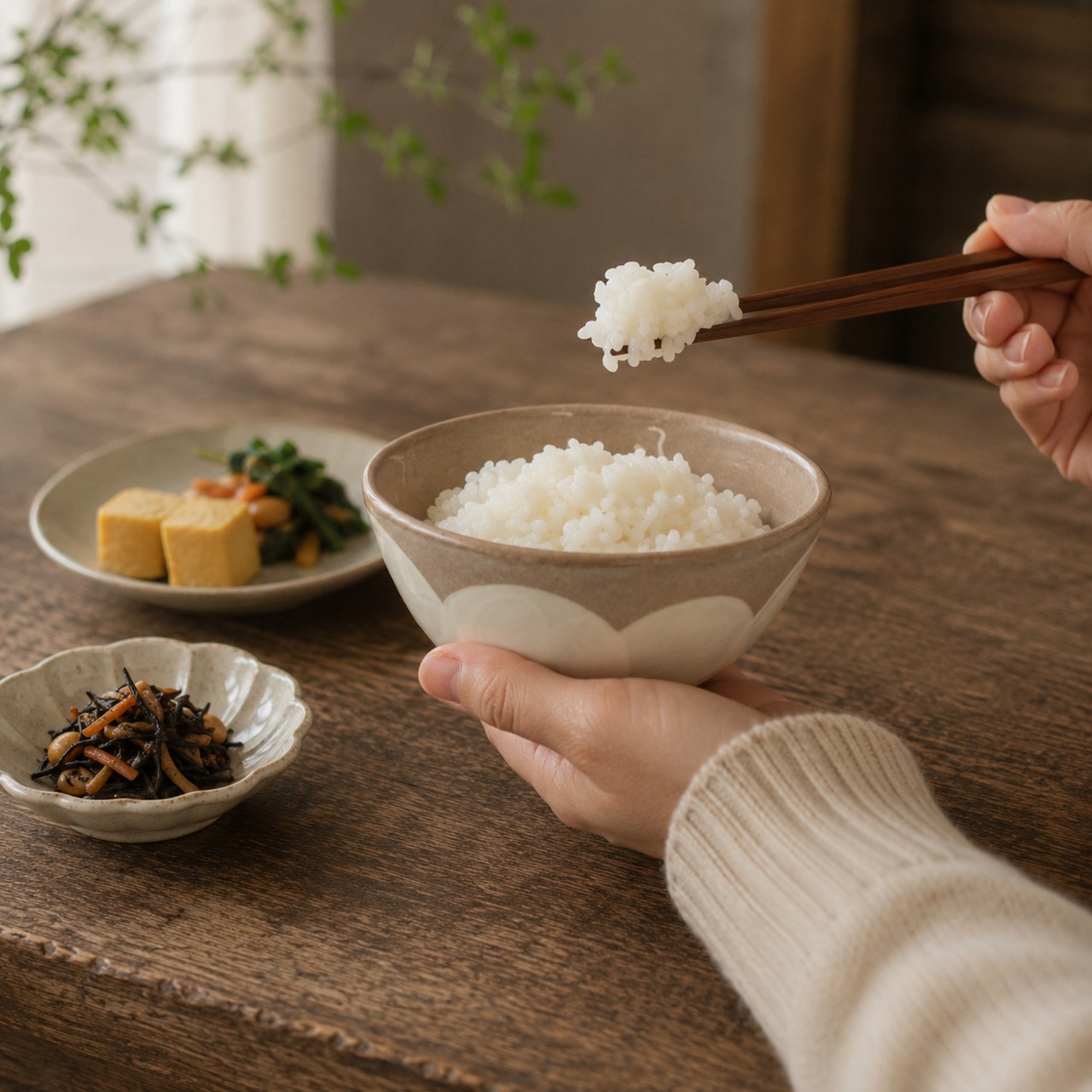 水玉つなぎ飯碗 瀬戸焼【日本製】 | コトノハ