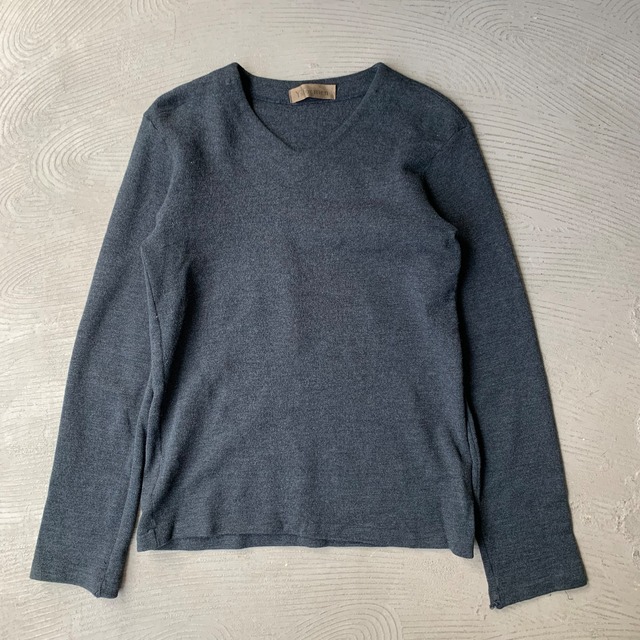 Y's for men / Long sleeve knit sweater