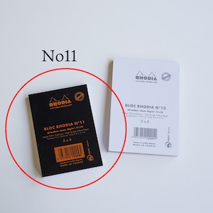 【期間限定】RHODIA メモ帳カバーNo.11