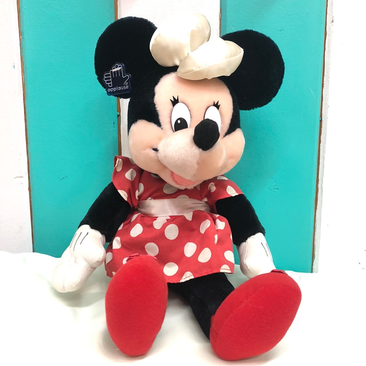 1990s Vintage applause,Inc Disniey Minnie Mouse Doll【ヴィンテージ アプローズ社 ミニーマウス  ぬいぐるみ】 | THE PUPPEZ☆e-shop　/ ザ　パペッツ松本-WEBショップ powered by BASE