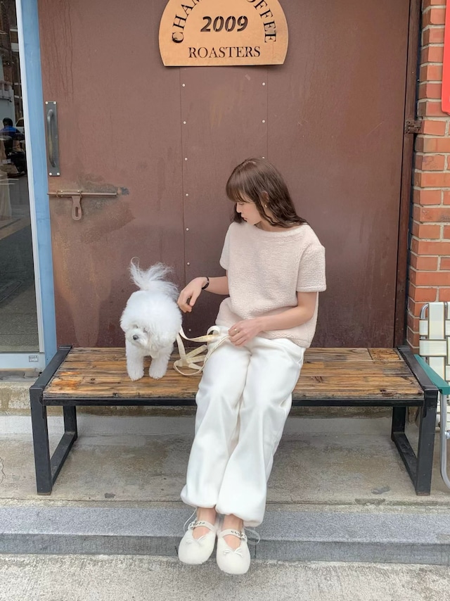 (予約) LIFFEY / Blanc mustang blouse