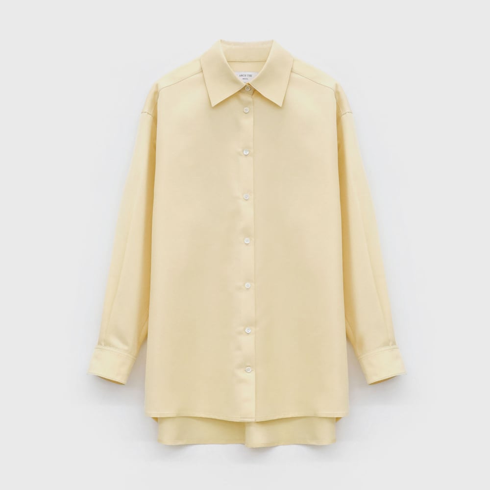ARCH THE WOOL SILK SHIRT CREAM | SAKAN LES YEUX