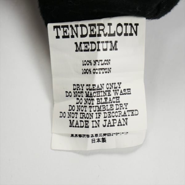 週末価格！テンダーロイン　3BUTTON JKT LINING BLACK M 週末価格！テンダーロイン 3BUTTON JKT LINING BLACK M TENDERLOIN