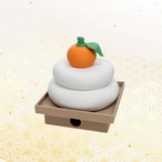 3Dスタンド　鏡餅【アクキー、アクスタ用台座】