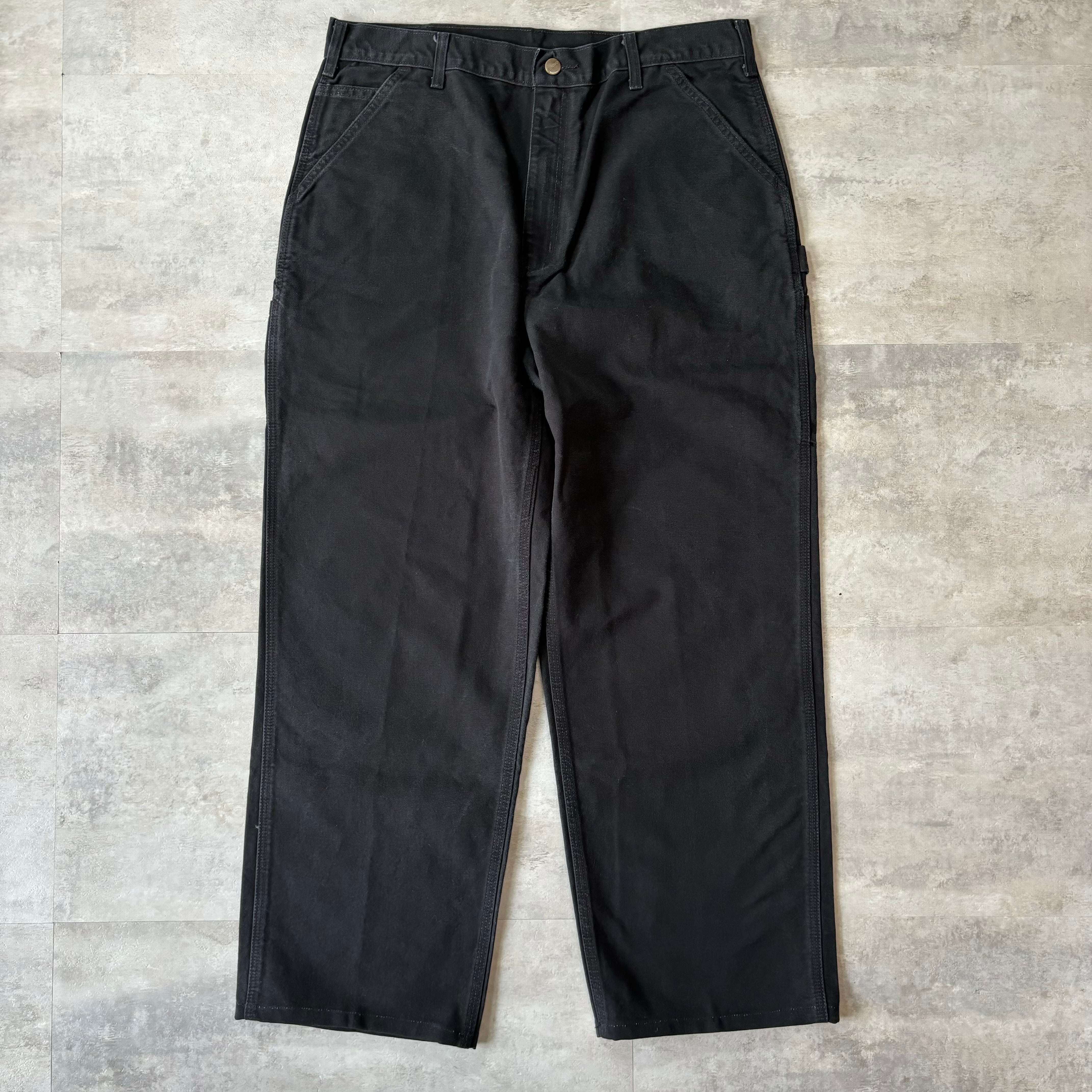 《実寸w35l28》carhartt ダック生地 ワークパンツ ペインターパンツ no.1263