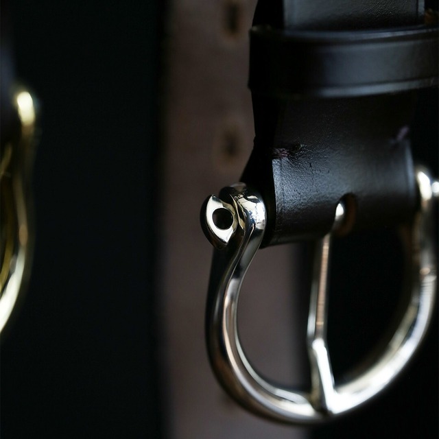 【STERLING SILVER】 SHACKLE BUCKLE 30 BELT