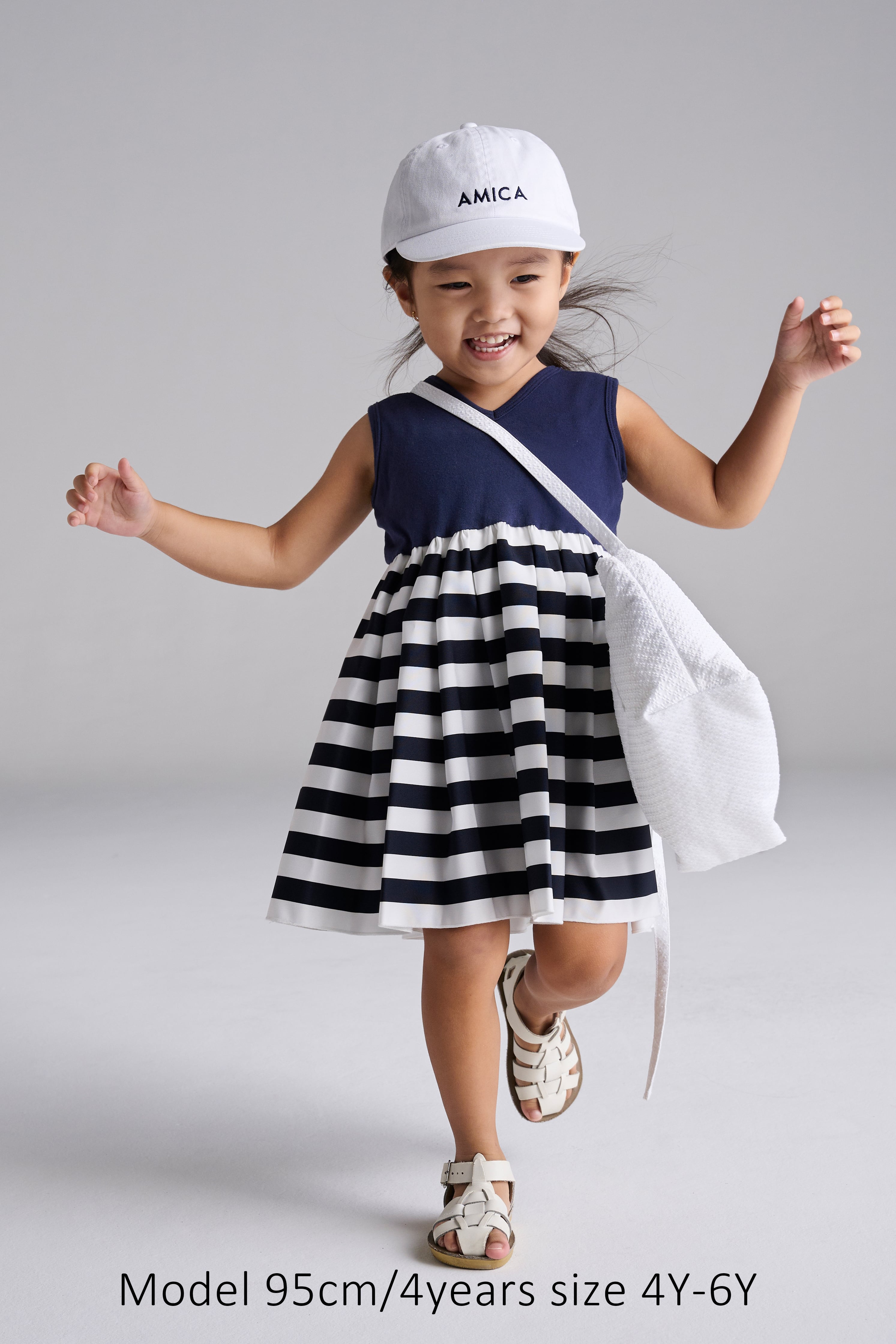 BALLERINA T-DRESS SMOKEPINK amica アミカキッズ