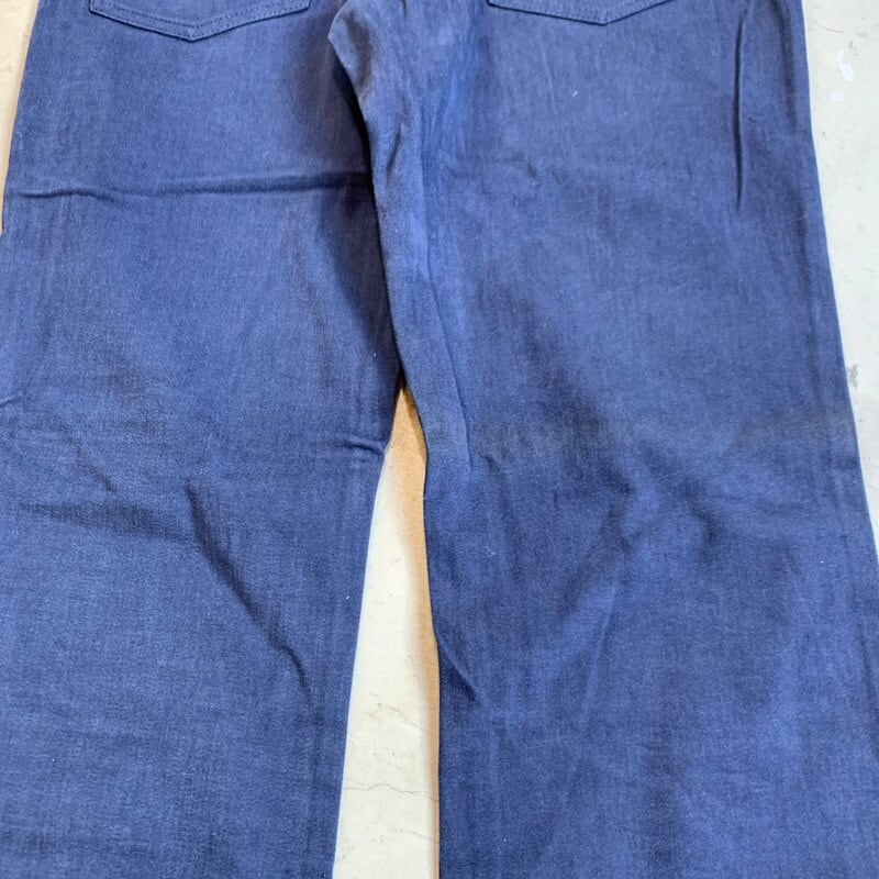 60's 70's LEVI'S リーバイス 646-62 モールスキンフレアパンツ Big E 白タブ ネイビー NOS デッドストック  42TALON 刻印375 極東 ヤケ有 W33 希少 ヴィンテージ BA-1204 RM1573H | agito vintage powered  by ...