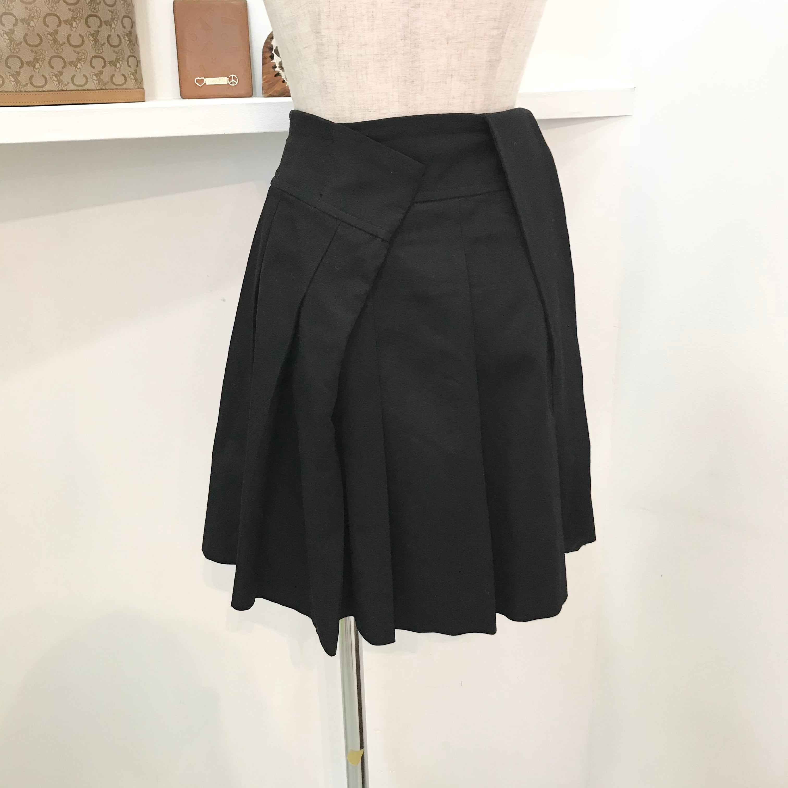 JUNYA WATANABE COMME des GARCONS MAN/skirt/pleats/黒色/サイズM 