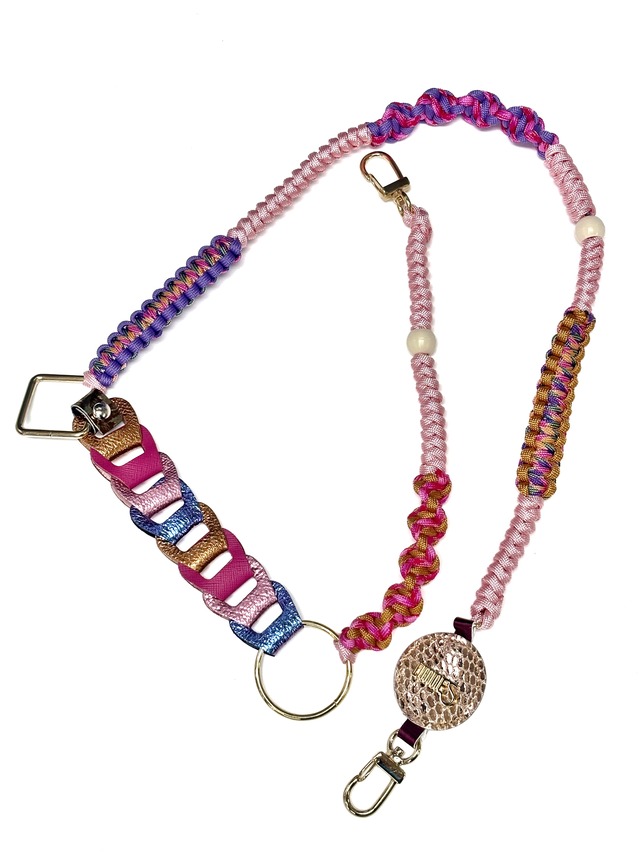 Leather&paracord STRAP【LONG】