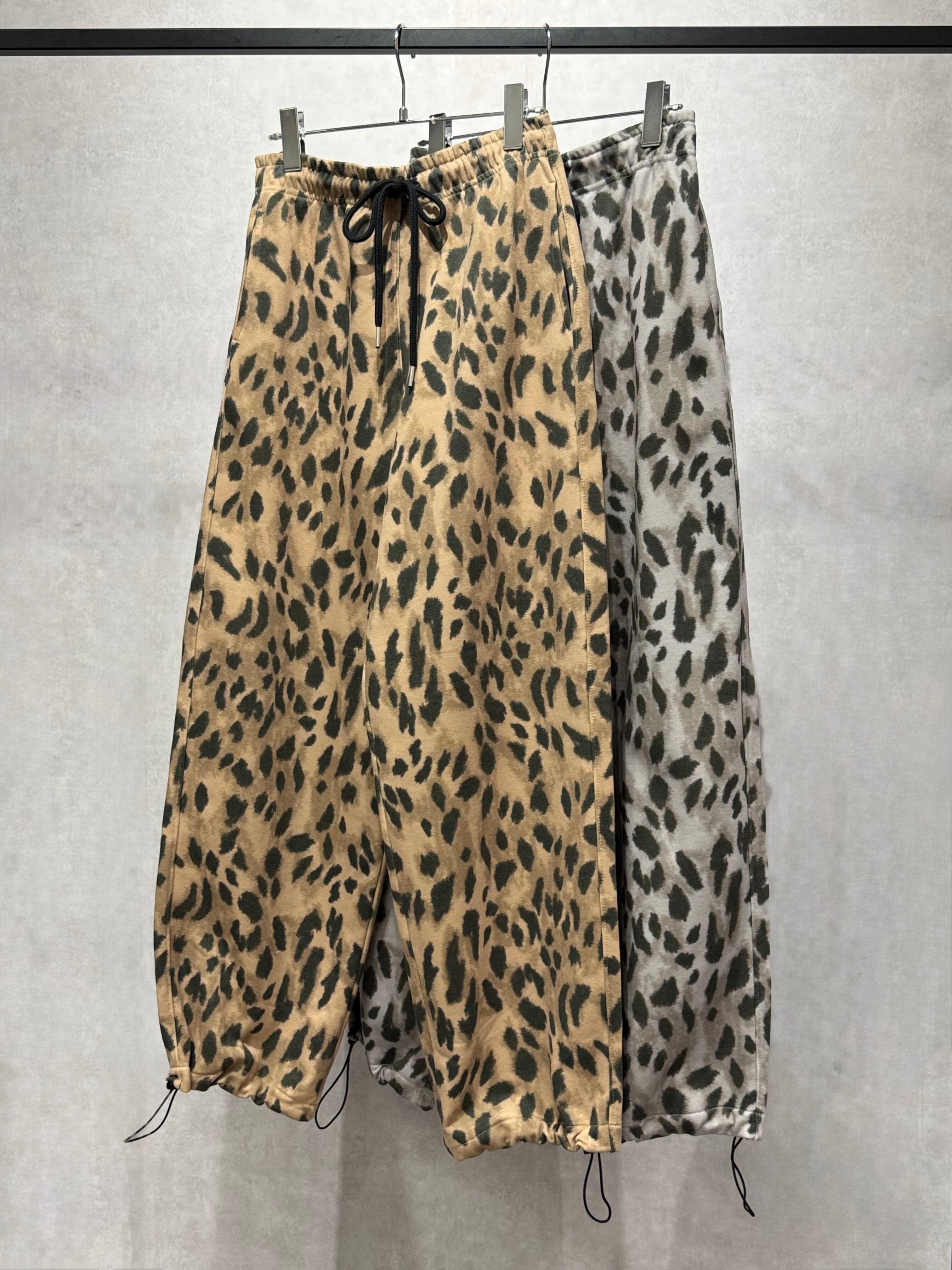 leopard sweat pants