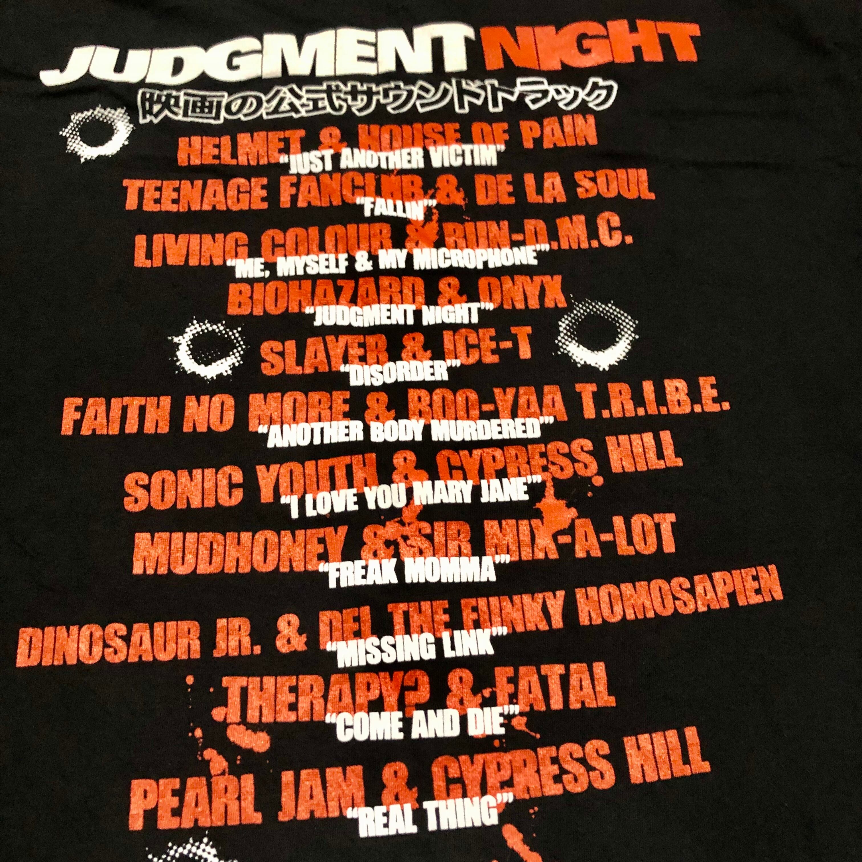 JUDGEMENT NIGHT サントラTシャツ | 7010grindclothing