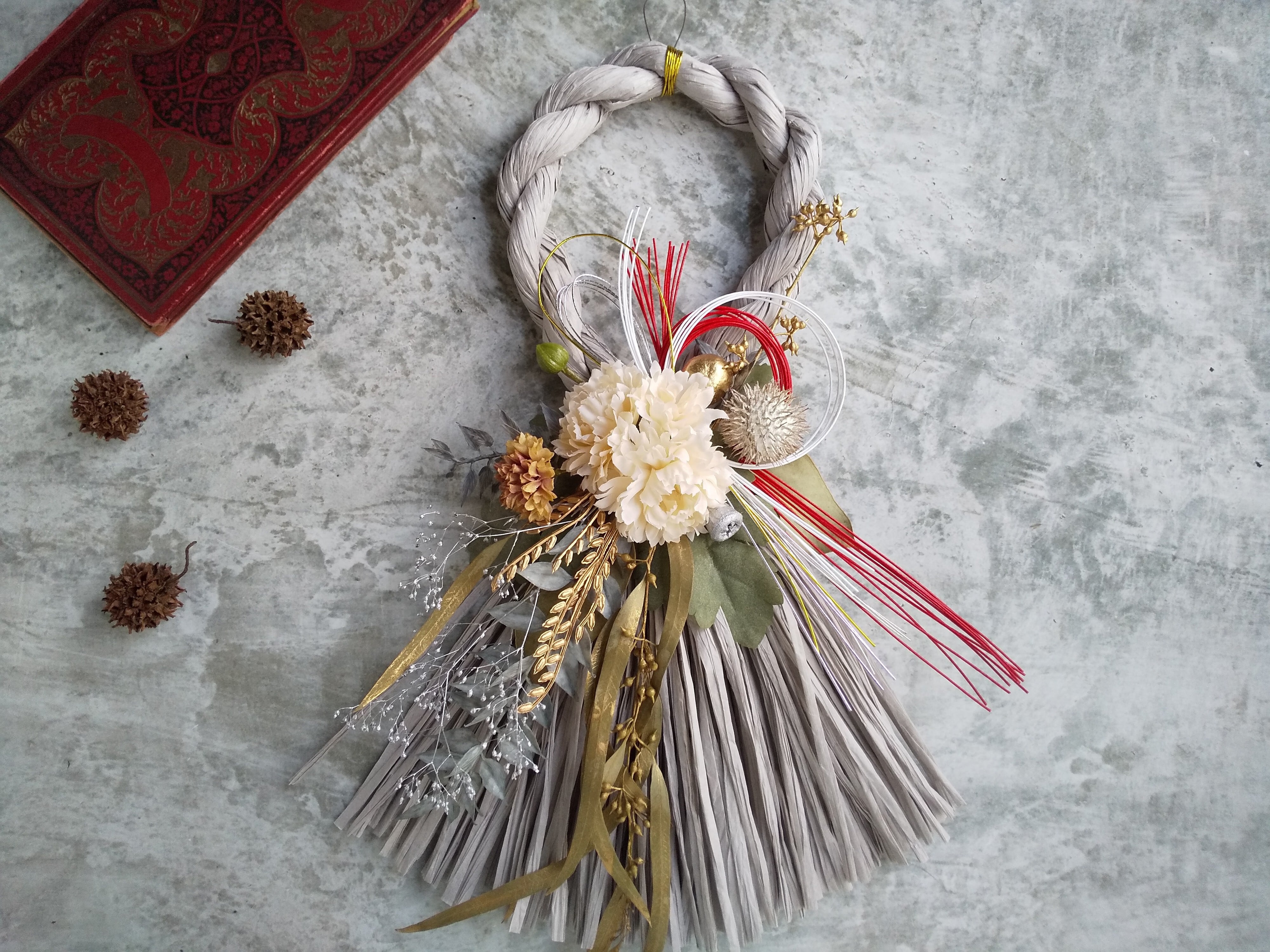 ◇しめ縄リース◇お正月飾り◇リース◇しめ縄 ぐじゃぐじゃ 