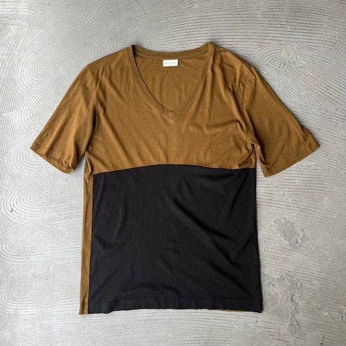 DRIES VAN NOTEN / Bi-color T-shirt