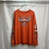00s USA Harley-Davidson 両面プリント 袖プリント ロンT L