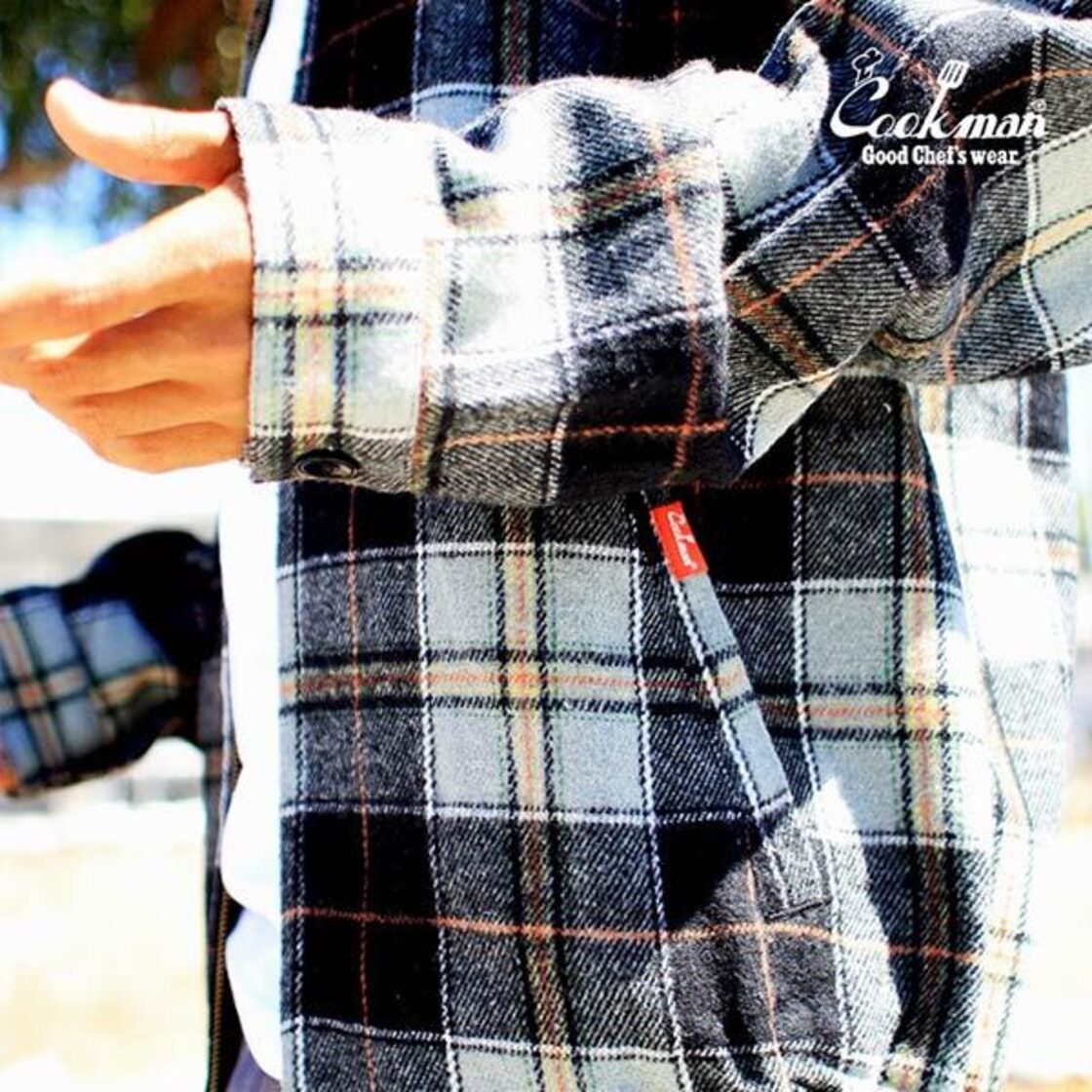 Delivery Jacket Woolmix Tartan Canadian Black デリバリージャケット 