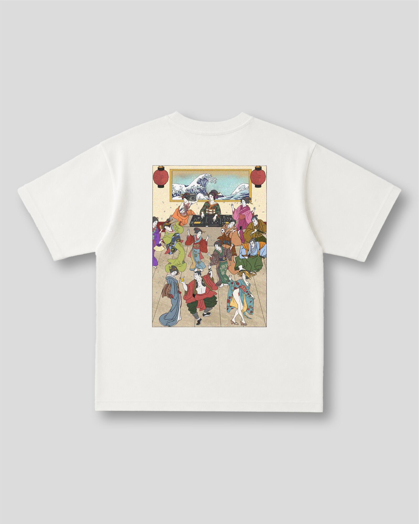 LP MM 浮世絵浪漫"倶楽部" S/S TEE WHITE