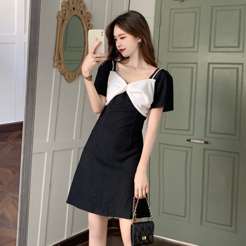 ドレス サマーブラック 夏物 1号婦人3988961183