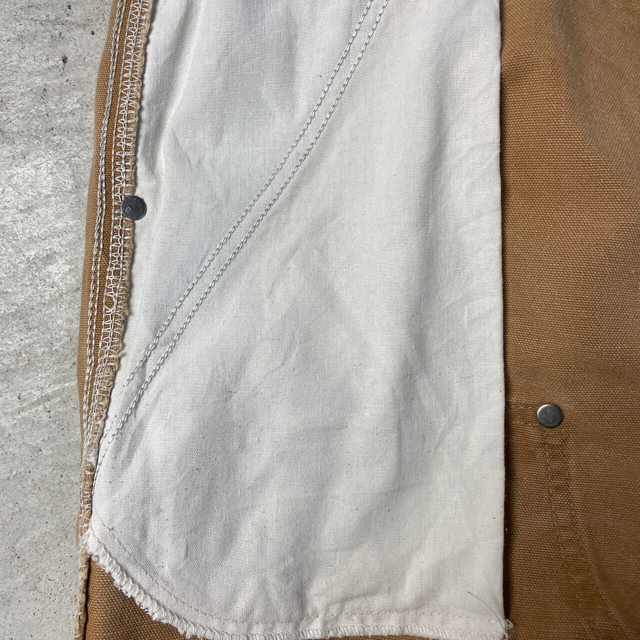 90年代 Carhartt カーハート スリット入り ダック地 ダブルニー